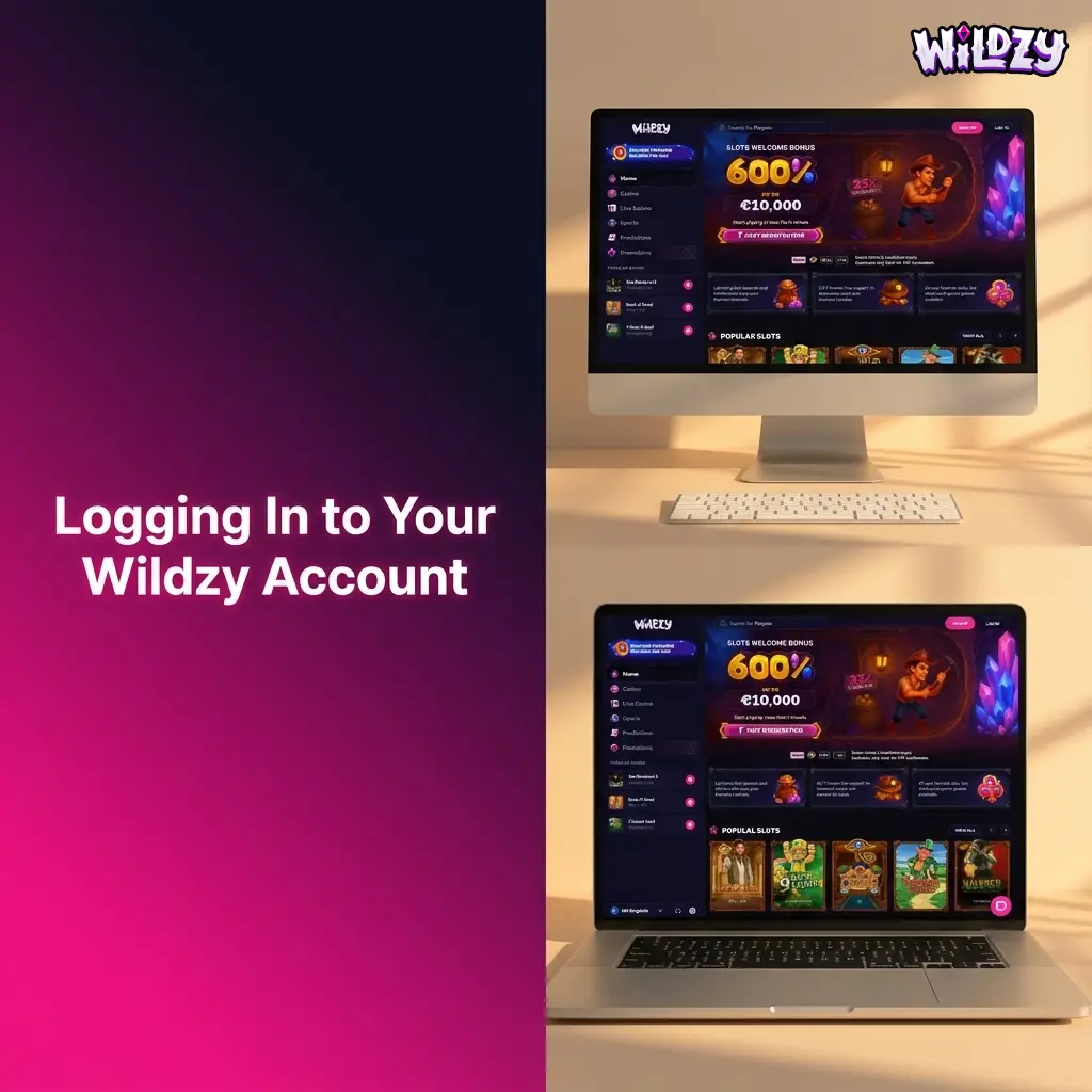 User logging in to Wildzy account on login page by entering email and password to access dashboard