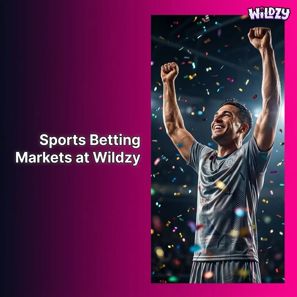 Wildzy sports betting markets showing AFL, NRL, cricket, NBA and Champions League options for Australian bettors