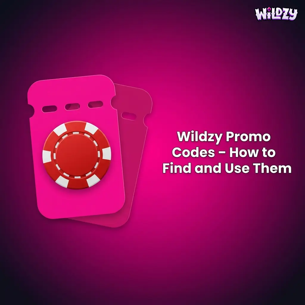Wildzy promo codes entry guide showing bonus activation steps for new and existing players on desktop