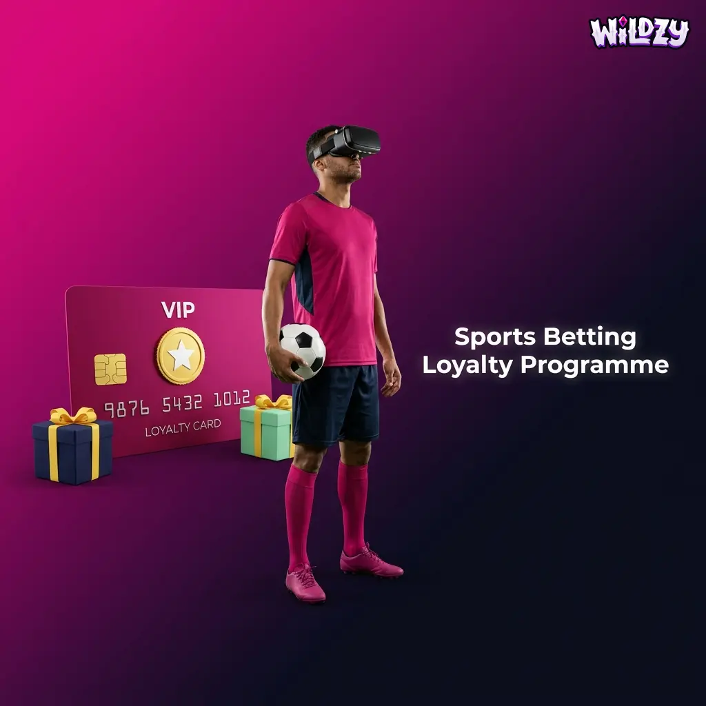 Wildzy sports betting loyalty programme showing points accumulation, bonus credits, and tiered rewards for consistent bettors